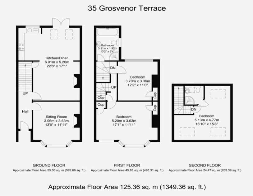 35 Grosvenor Terrace - 3 Bed Sleeps 6, 5 Min Walk From York City Centre Exteriör bild